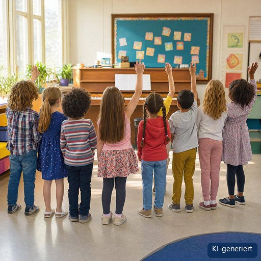 ChorAG an den Grundschulen (KI-generiertes Bild)