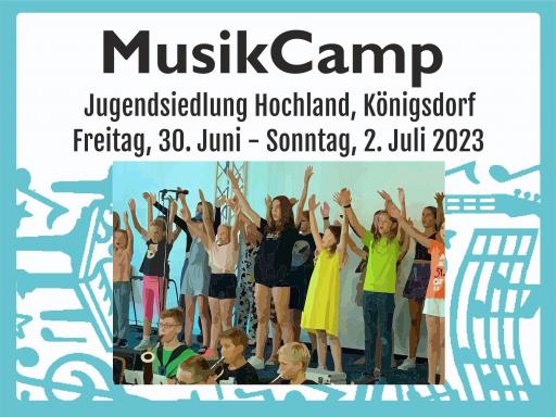 AUSGEBUCHT: MusikCamp vom 30. Juni – 2. Juli 2023 - Mehr Informationen  - Klicken