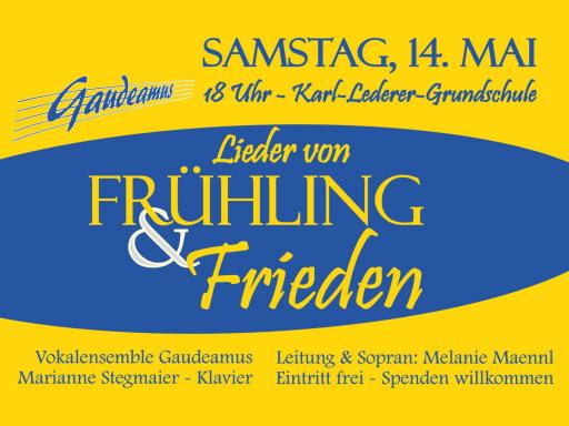 Gaudeamus Frühlingskonzert 14. Mai 2022